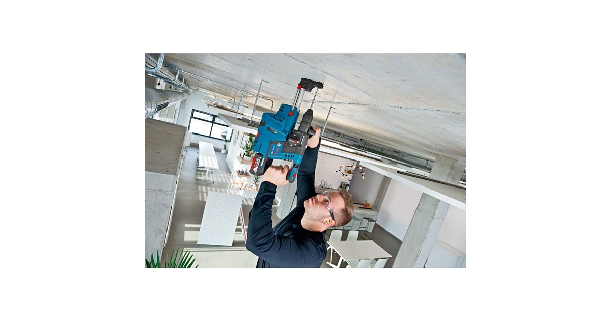 Bosch Akku-Bohrhammer GBH 18V-26 F Professional solo, 18Volt(blau/schwarz, ohne Akku und Ladegerät, in L-BOXX)