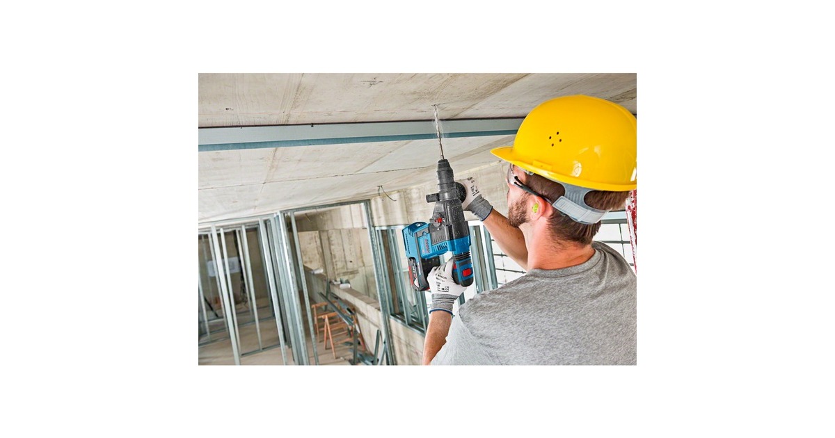 Bosch Akku-Bohrhammer GBH 18V-26 F Professional solo, 18Volt(blau/schwarz, ohne Akku und Ladegerät, in L-BOXX)