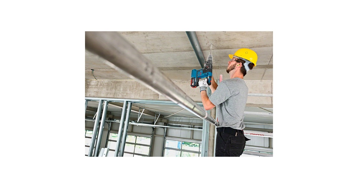 Bosch Akku-Bohrhammer GBH 18V-26 F Professional solo, 18Volt(blau/schwarz, ohne Akku und Ladegerät, in L-BOXX)