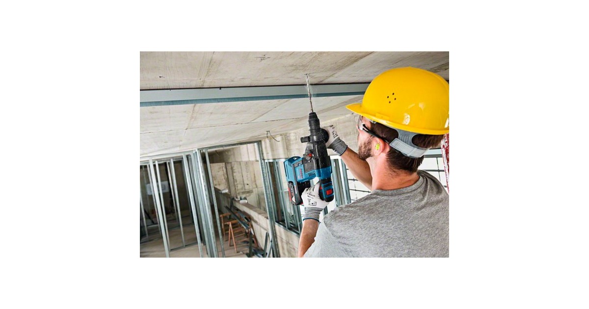 Bosch Akku-Bohrhammer GBH 18V-26 F Professional solo, 18Volt(blau/schwarz, ohne Akku und Ladegerät, in L-BOXX)