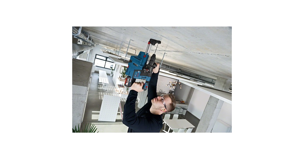 Bosch Akku-Bohrhammer GBH 18V-26 Professional, 18Volt(blau, ohne Akku und Ladegerät, in L-BOXX)