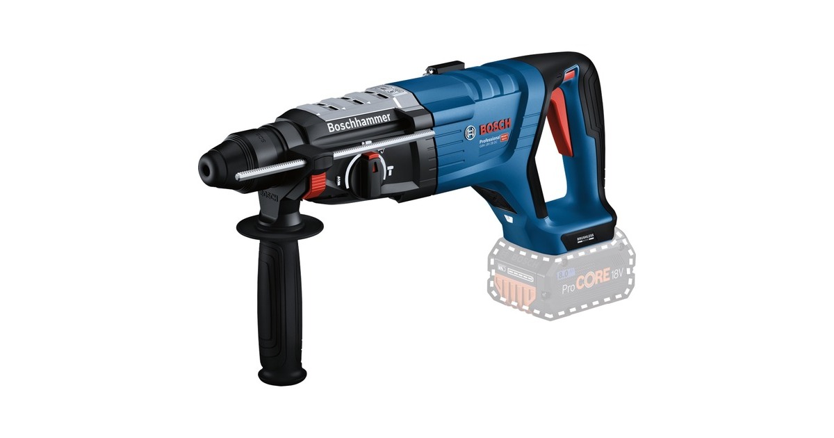 Bosch Akku-Bohrhammer GBH 18V-28 DC Professional solo, 18Volt(blau/schwarz, ohne Akku und Ladegerät)
