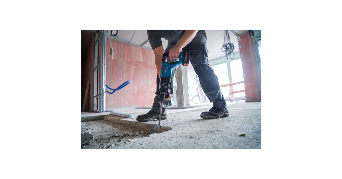 Bosch Akku-Bohrhammer GBH 18V-28 DC Professional solo, 18Volt(blau/schwarz, ohne Akku und Ladegerät)