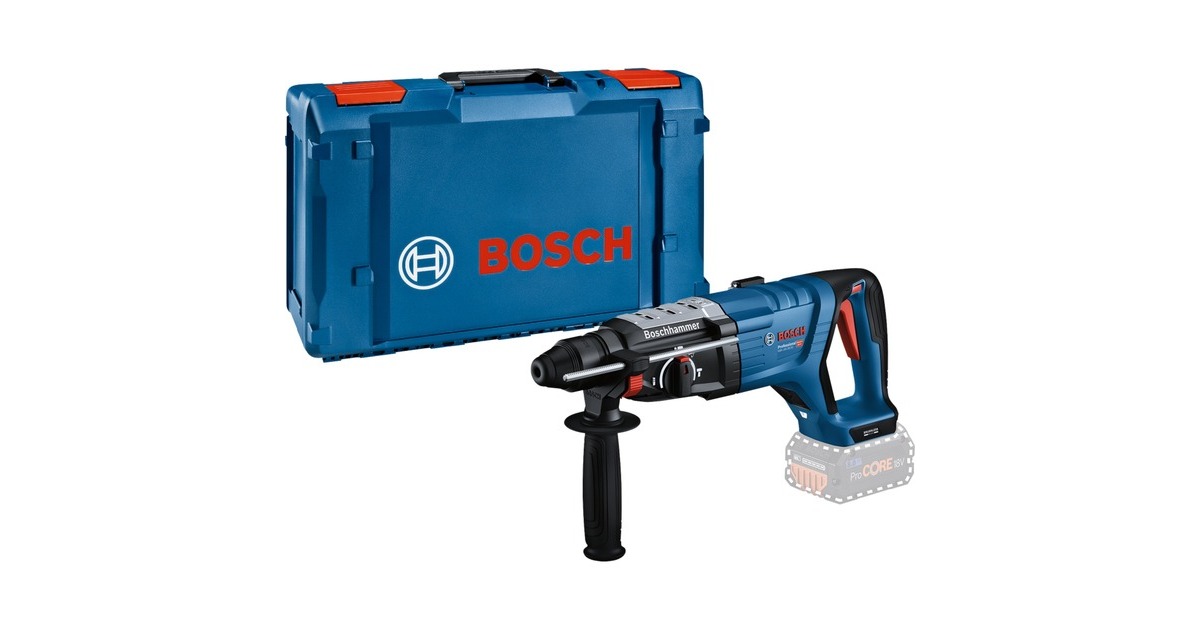 Bosch Akku-Bohrhammer GBH 18V-28 DC Professional solo, 18Volt(blau/schwarz, ohne Akku und Ladegerät, in XL-BOXX)