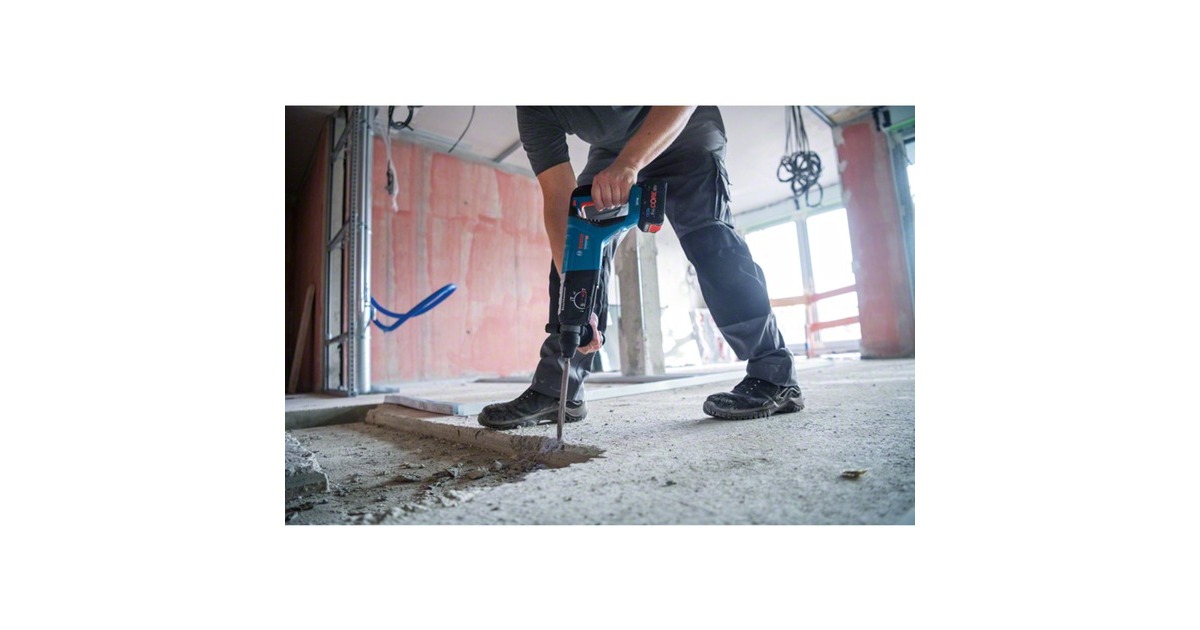 Bosch Akku-Bohrhammer GBH 18V-28 DC Professional solo, 18Volt(blau/schwarz, ohne Akku und Ladegerät, in XL-BOXX)