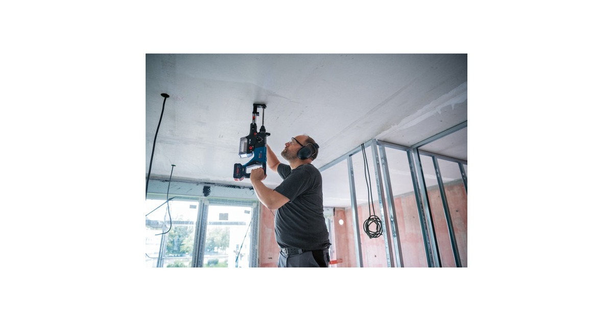 Bosch Akku-Bohrhammer GBH 18V-28 DC Professional solo, 18Volt(blau/schwarz, ohne Akku und Ladegerät, in XL-BOXX)