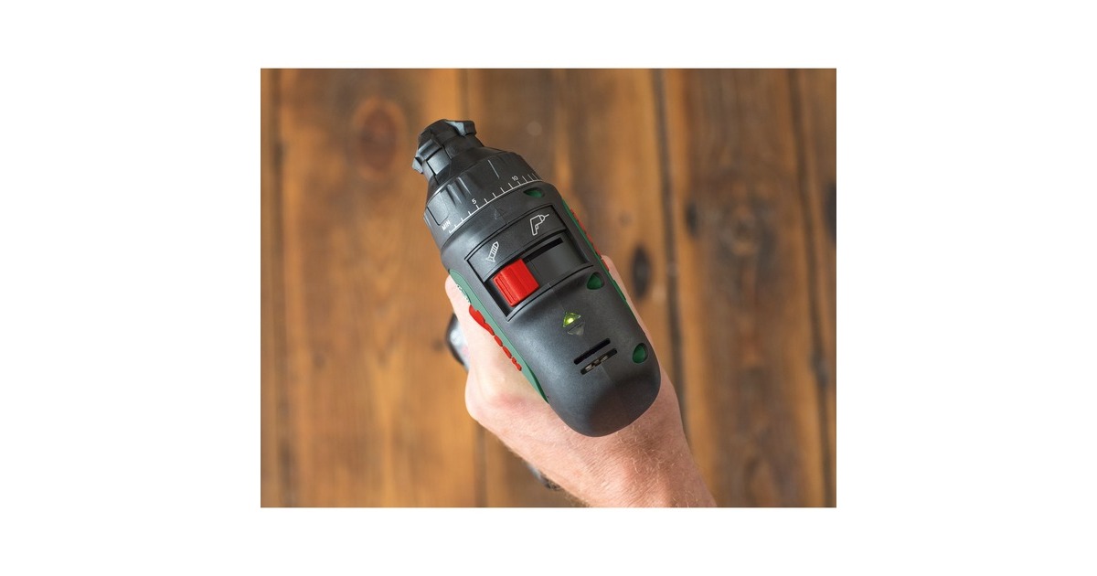 Bosch Akku-Bohrschrauber AdvancedDrill 18, mit Aufsätzen(grün/schwarz, 2x Li-Ionen Akku 2,5Ah, Koffer, POWER FOR ALL ALLIANCE, Outlet)