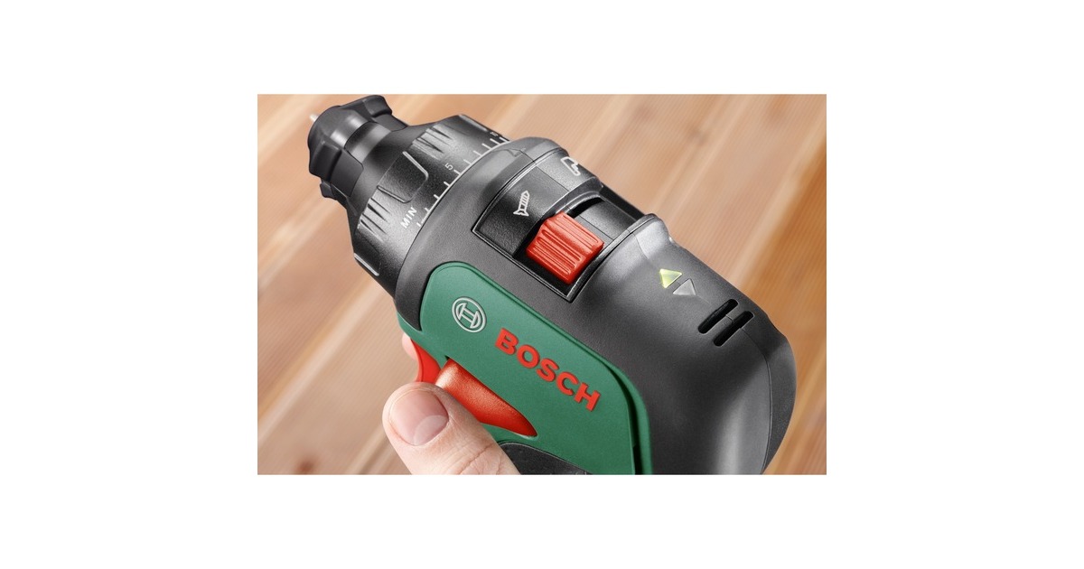 Bosch Akku-Bohrschrauber AdvancedDrill 18, mit Aufsätzen(grün/schwarz, Li-Ionen Akku 2,5Ah, Koffer, POWER FOR ALL ALLIANCE)