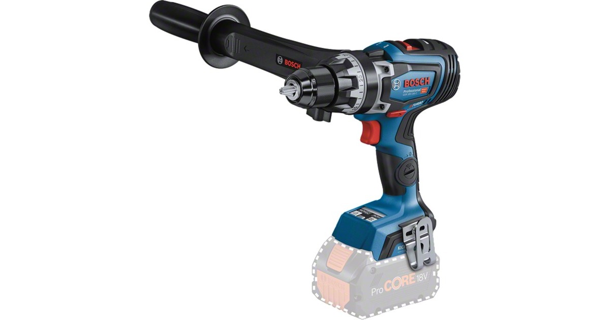 Bosch Akku-Bohrschrauber BITURBO GSR 18V-150 C Professional solo, 18Volt(blau/schwarz, ohne Akku und Ladegerät)
