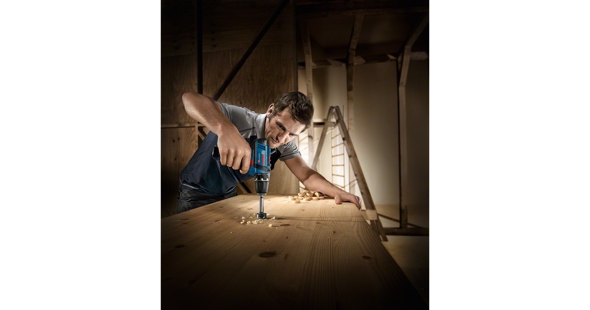 Bosch Akku-Bohrschrauber GSR 12V-15 Professional solo, 12Volt(blau/schwarz, ohne Akku und Ladegerät, L-BOXX)