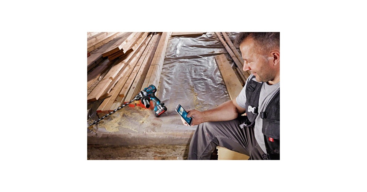Bosch Akku-Bohrschrauber GSR 18V-110 C Professional solo, 18Volt(blau/schwarz, ohne Akku und Ladegerät)