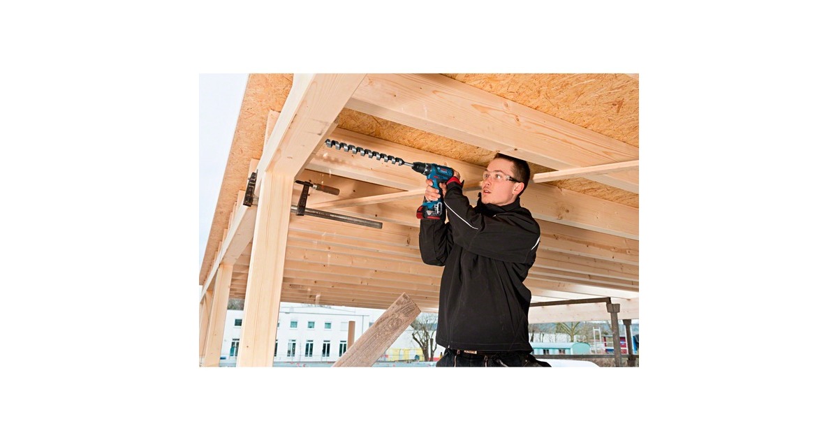 Bosch Akku-Bohrschrauber GSR 18V-28 Professional solo, 18Volt(blau/schwarz, ohne Akku und Ladegerät, in L-BOXX)