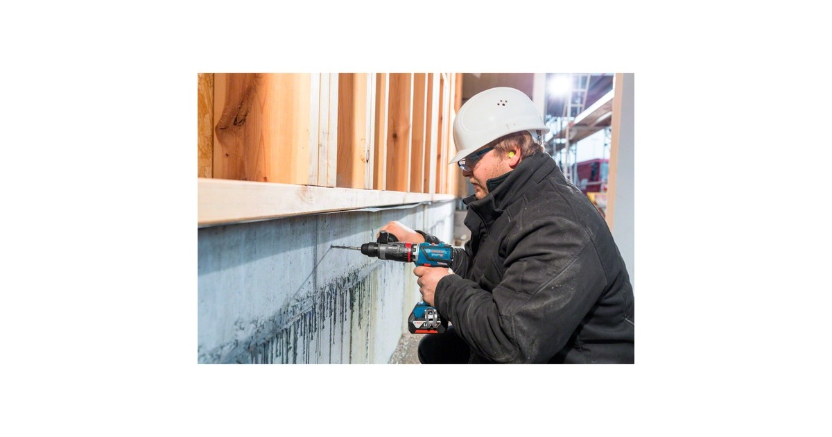 Bosch Akku-Bohrschrauber GSR 18V-60 FC Professional + GFA18-E /M /W /H(blau/schwarz, ohne Akku und Ladegerät, in L-BOXX)