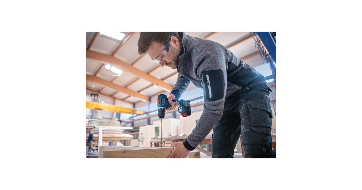 Bosch Akku-Bohrschrauber GSR 18V-90 C Professional solo, 18Volt(blau/schwarz, ohne Akku und Ladegerät)