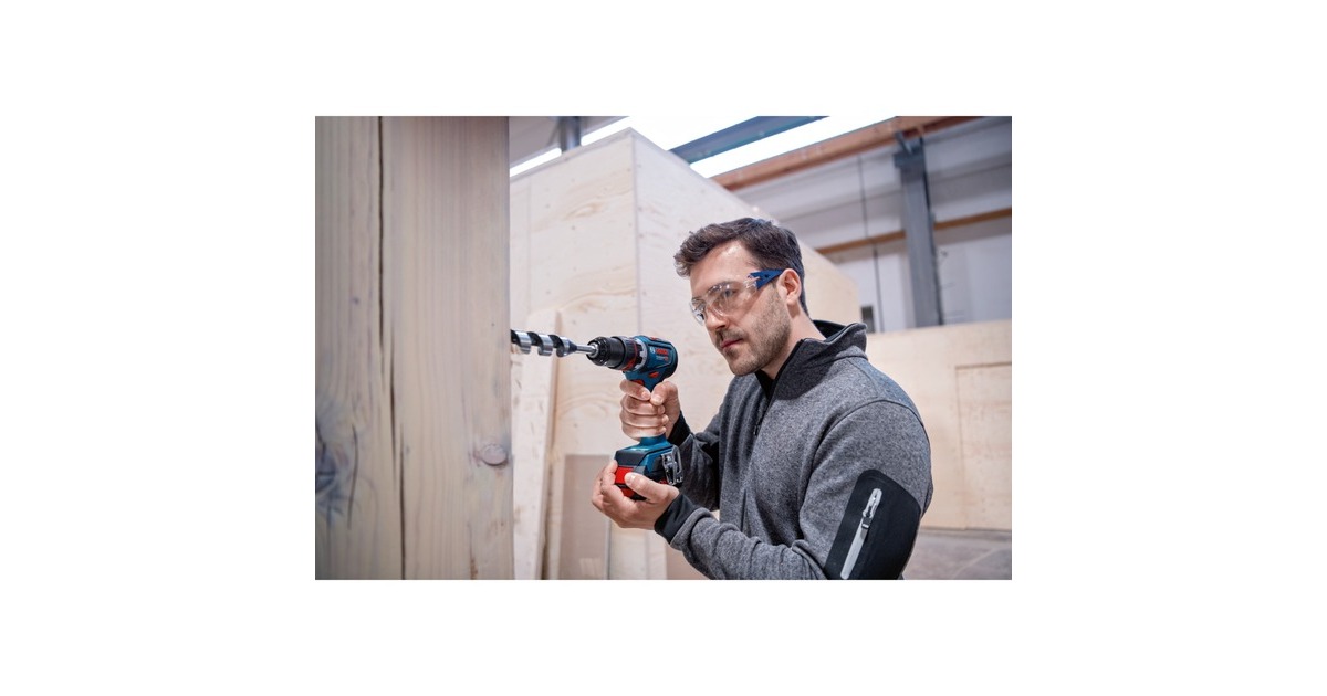 Bosch Akku-Bohrschrauber GSR 18V-90 FC Professional solo, 18Volt(blau/schwarz, ohne Akku und Ladegerät)