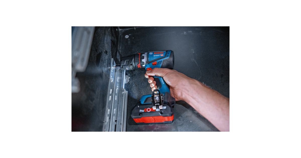 Bosch Akku-Bohrschrauber GSR 18V-90 FC Professional solo, 18Volt(blau/schwarz, ohne Akku und Ladegerät)