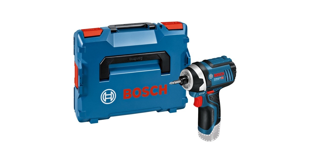 Bosch Akku-Drehschlagschrauber GDR 12V-105 Professional(blau/schwarz, ohne Akku und Ladegerät, in L-BOXX)
