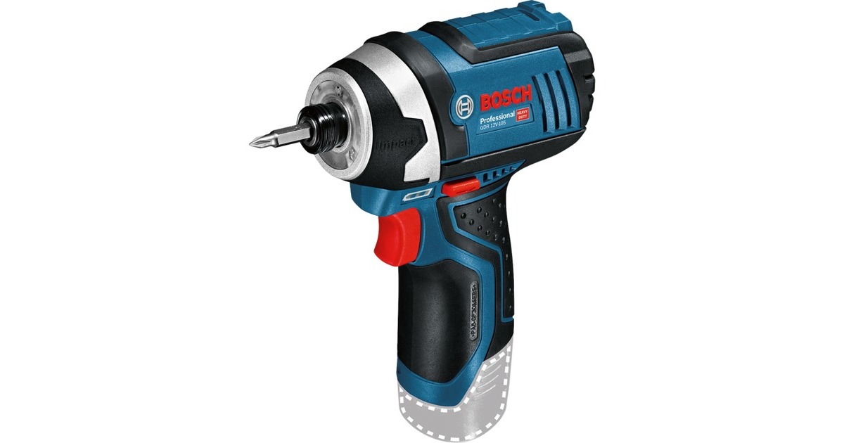Bosch Akku-Drehschlagschrauber GDR 12V-105 Professional(blau/schwarz, ohne Akku und Ladegerät, in L-BOXX)