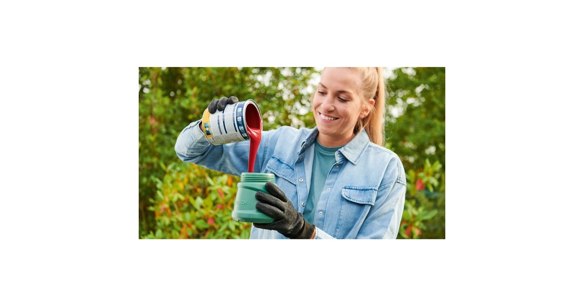 Bosch Akku-Farbsprühsystem EasySpray 18V-100 BARETOOL, Sprühpistole(grün/schwarz, ohne Akku und Ladegerät, POWER FOR ALL ALLIANCE)