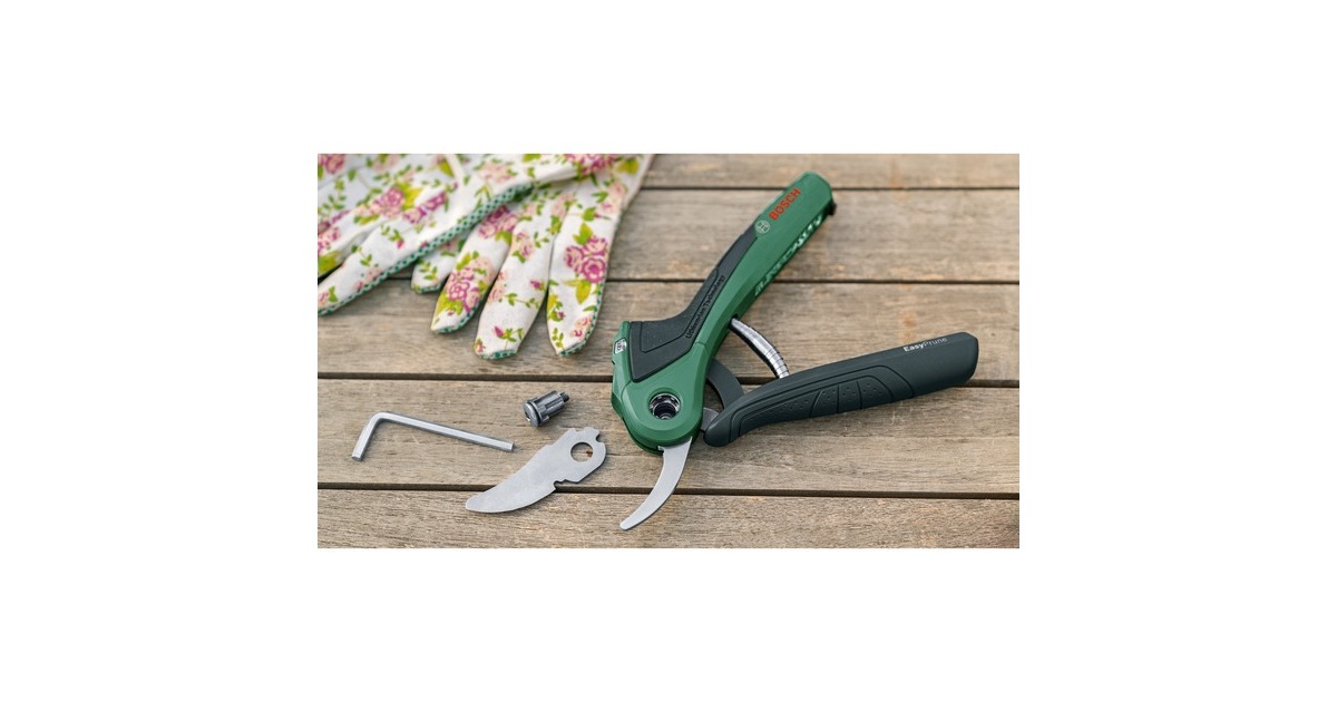 Bosch Akku-Gartenschere EasyPrune Classic, 3,6Volt(grün/schwarz, reduziert die Belastung der Hand)