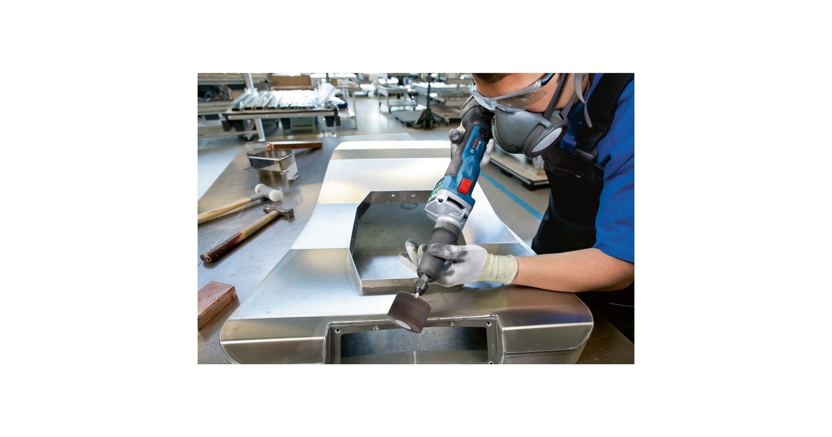 Bosch Akku-Geradschleifer GGS 18V-10 SLC Professional, 18Volt(blau/schwarz, ohne Akku und Ladegerät, in L-BOXX)