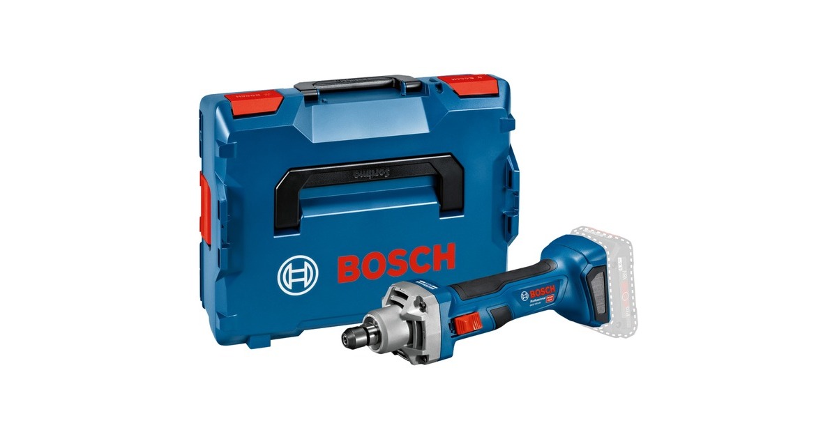 Bosch Akku-Geradschleifer GGS 18V-20 Professional solo(blau/schwarz, ohne Akku und Ladegerät, in L-BOXX)