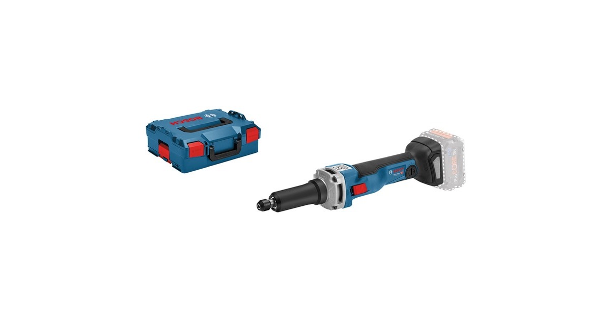 Bosch Akku-Geradschleifer GGS 18V-23 LC Professional solo, 18Volt(blau/schwarz, ohne Akku und Ladegerät, in L-BOXX)