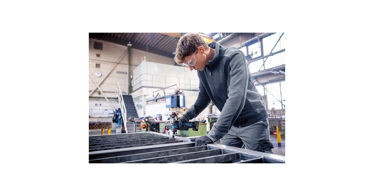 Bosch Akku-Geradschleifer GWG 12V-50 S Professional solo(blau/schwarz, ohne Akku und Ladegerät, in L-BOXX)