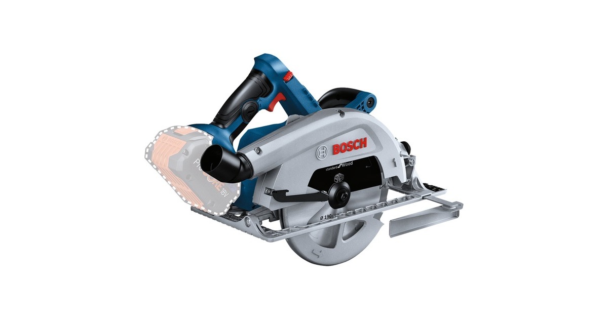 Bosch Akku-Handkreissäge BITURBO GKS 18V-68 C Professional solo(blau/schwarz, ohne Akku und Ladegerät, L-BOXX)