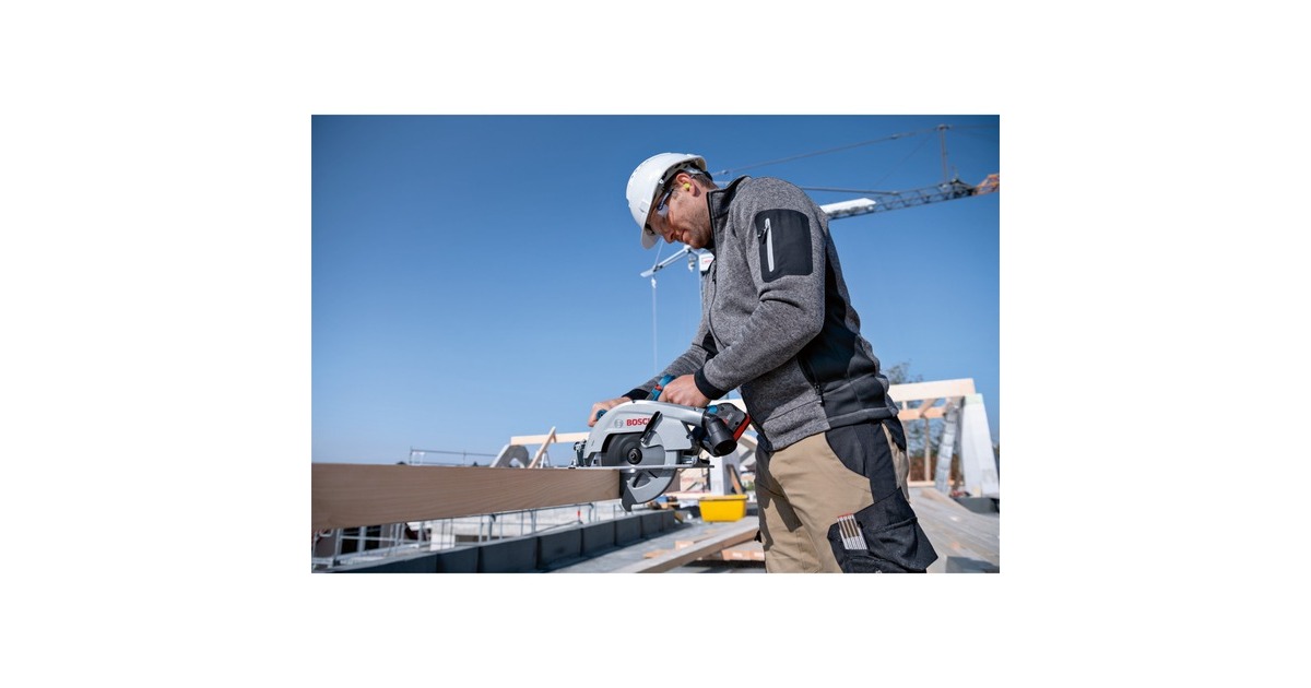 Bosch Akku-Handkreissäge BITURBO GKS 18V-70 L Professional(blau/schwarz, 2x Li-Ion Akku ProCORE18V 5,5Ah, in L-BOXX)