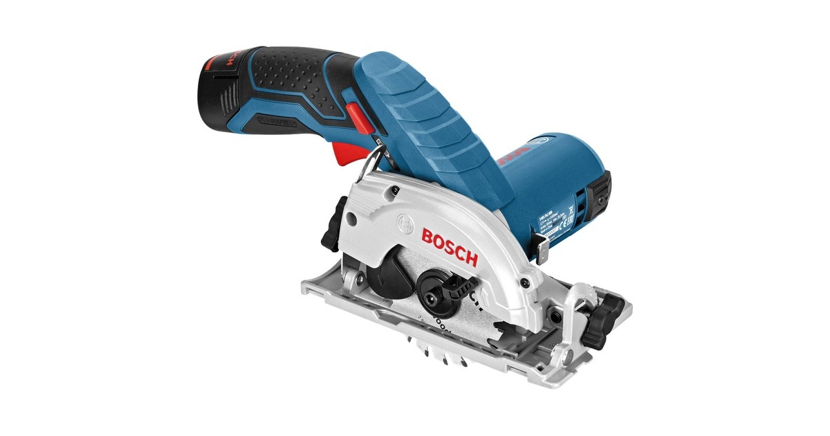 Bosch Akku-Handkreissäge GKS 12V-26 Professional, 12Volt(blau/schwarz, 2x Li-Ionen Akku 3,0Ah, in L-BOXX)