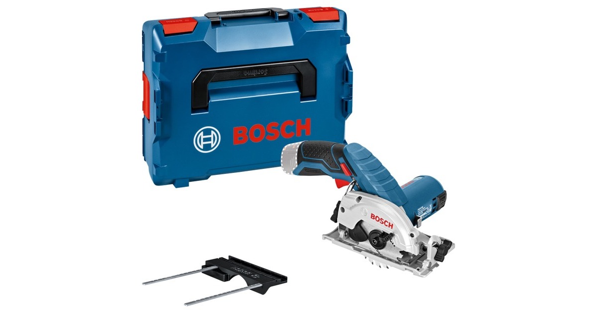 Bosch Akku-Handkreissäge GKS 12V-Li, 12Volt(blau/schwarz, ohne Akku und Ladegerät, in L-BOXX)