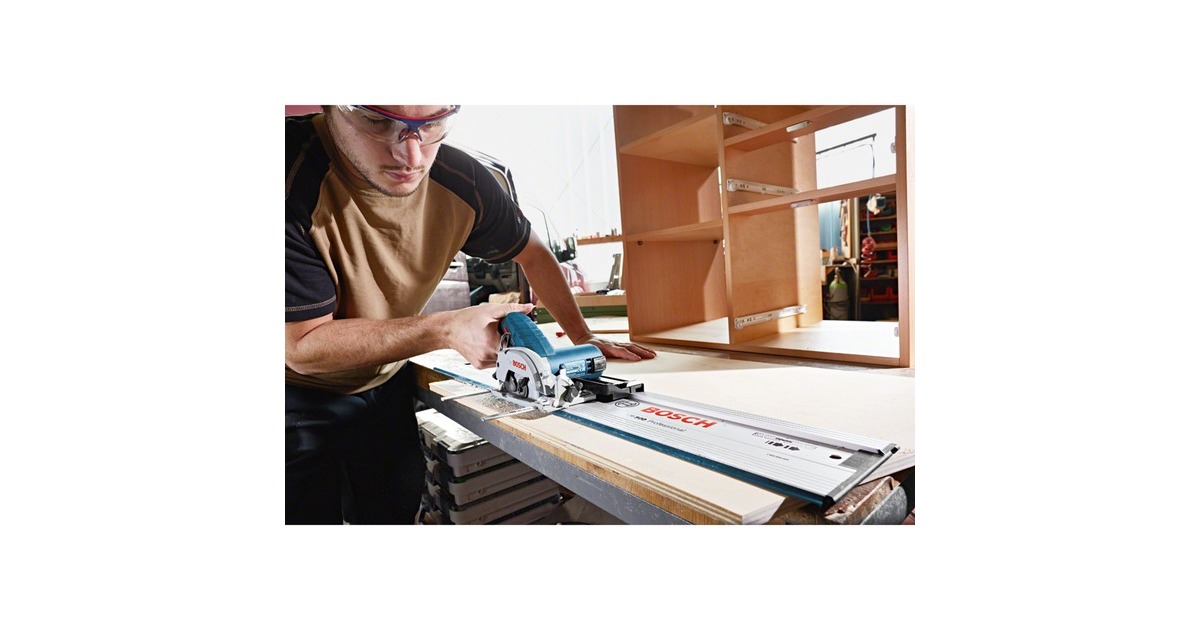 Bosch Akku-Handkreissäge GKS 12V-Li, 12Volt(blau/schwarz, ohne Akku und Ladegerät, in L-BOXX)