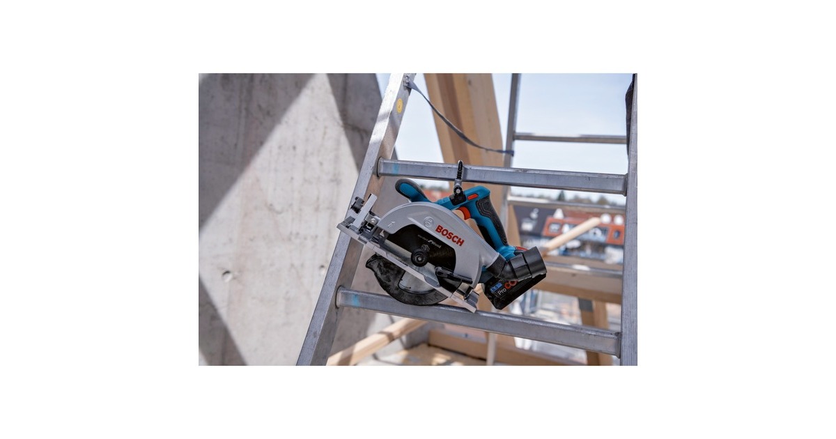 Bosch Akku-Handkreissäge GKS 18V-57-2 Professional solo(blau/schwarz, ohne Akku und Ladegerät)