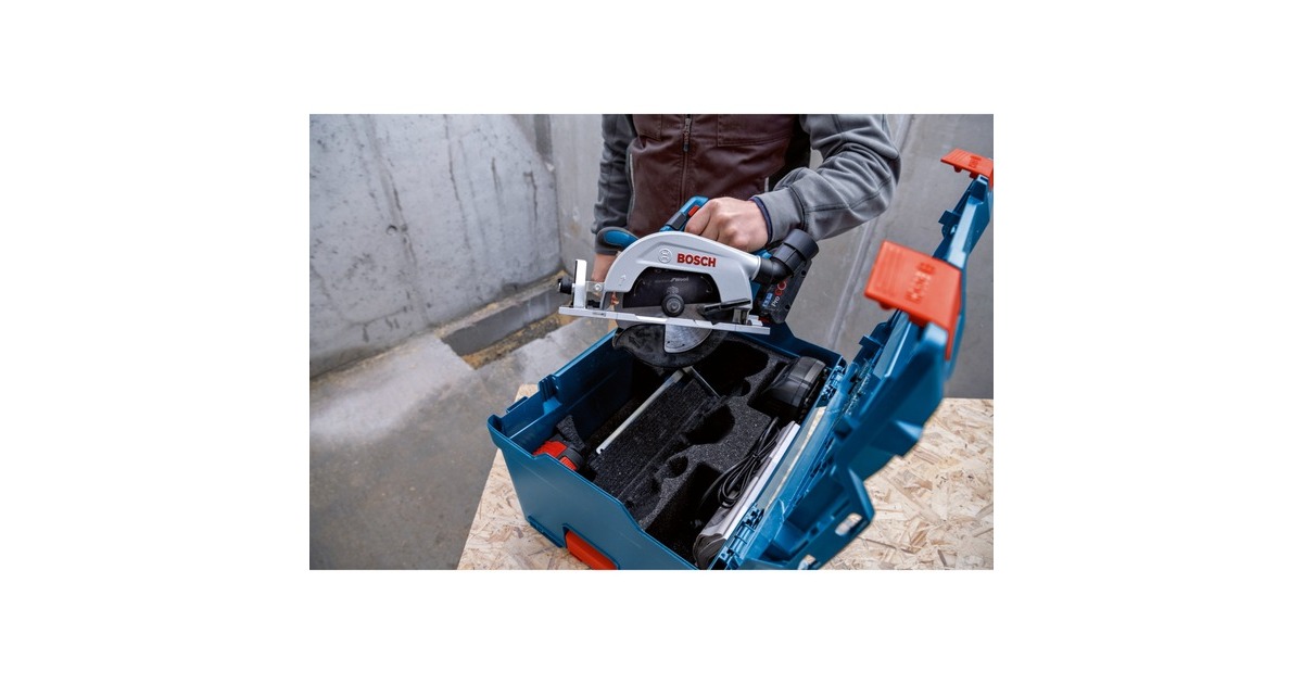 Bosch Akku-Handkreissäge GKS 18V-57-2 Professional solo(blau/schwarz, ohne Akku und Ladegerät)
