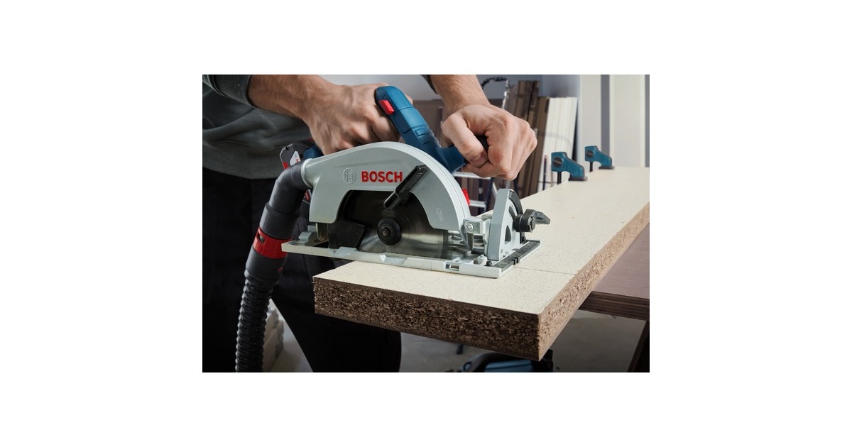 Bosch Akku-Handkreissäge GKS 18V-57-2 Professional solo(blau/schwarz, ohne Akku und Ladegerät)