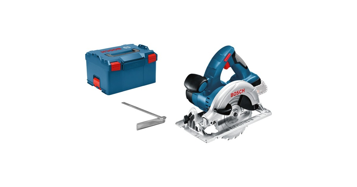 Bosch Akku-Handkreissäge GKS 18 V-LI Professional solo, 18Volt(blau/schwarz, ohne Akku und Ladegerät, in L-BOXX)