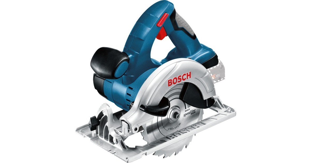 Bosch Akku-Handkreissäge GKS 18 V-LI Professional solo, 18Volt(blau/schwarz, ohne Akku und Ladegerät, in L-BOXX)