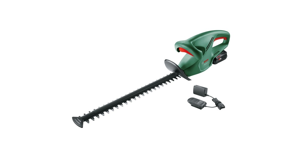 Bosch Akku-Heckenschere EasyHedgeCut 18V-52-13, 18Volt(grün/schwarz, Li-Ionen Akku 2,0Ah, POWER FOR ALL ALLIANCE)
