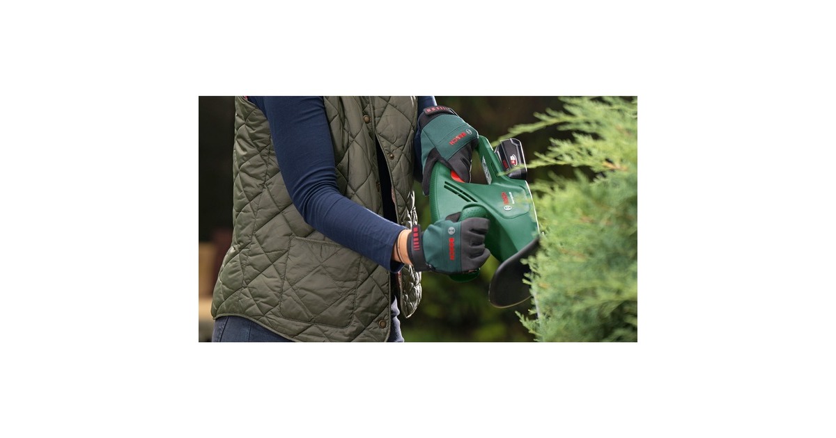 Bosch Akku-Heckenschere EasyHedgeCut 18V-52-13, 18Volt(grün/schwarz, Li-Ionen Akku 2,0Ah, POWER FOR ALL ALLIANCE)