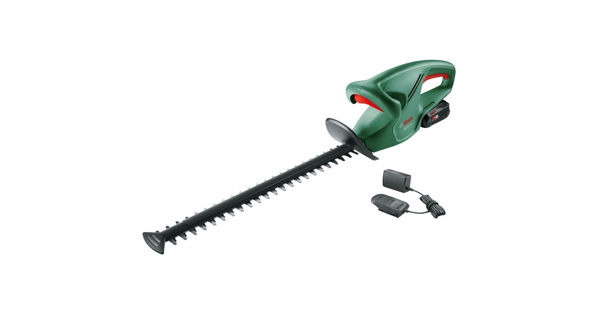 Bosch Akku-Heckenschere Easy HedgeCut 18-45(grün/schwarz, Li-Ionen Akku 2,0Ah, POWER FOR ALL ALLIANCE)