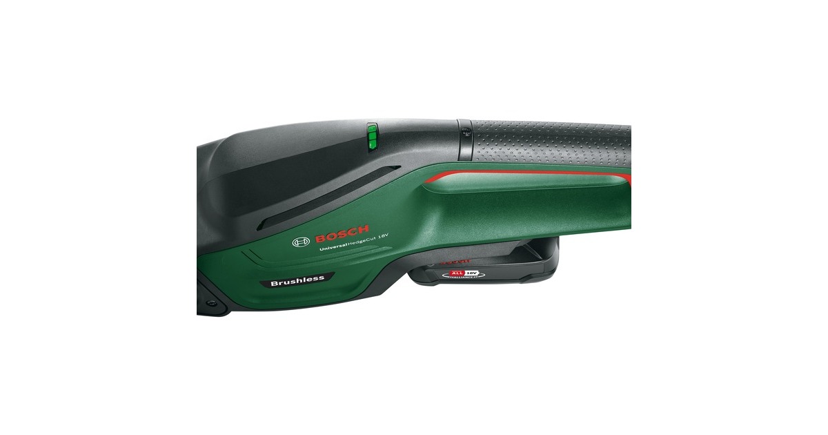 Bosch Akku-Heckenschere Universal HedgeCut 18V-50(grün/schwarz, Li-Ionen Akku 2,5Ah, POWER FOR ALL ALLIANCE)