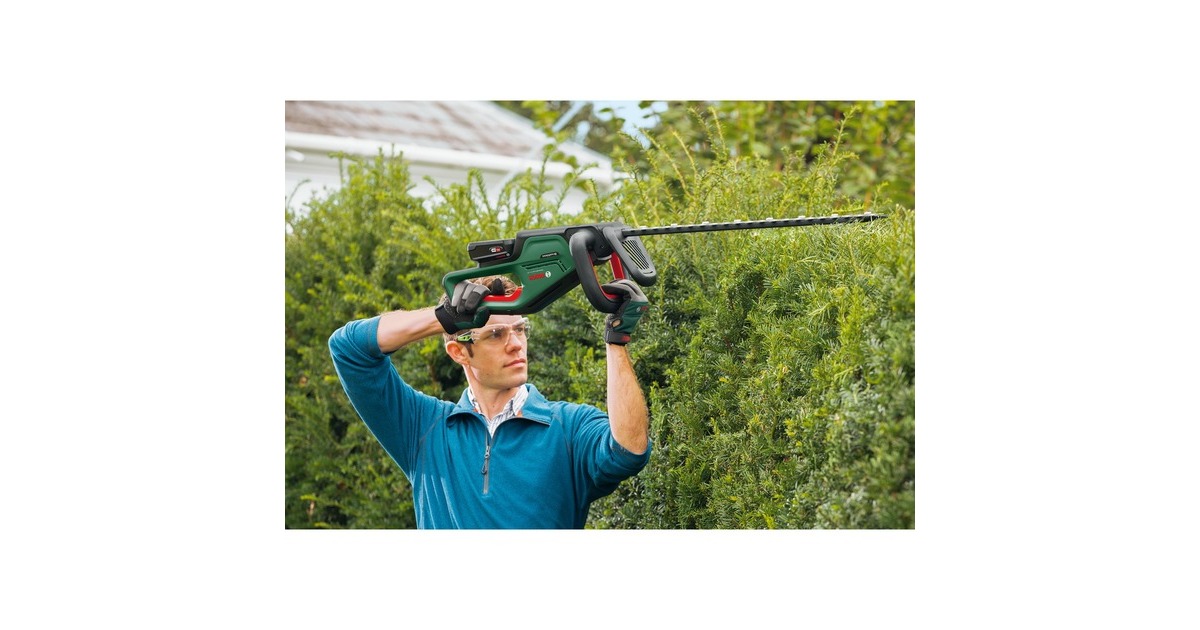 Bosch Akku-Heckenschere Universal HedgeCut 18V-50(grün/schwarz, Li-Ionen Akku 2,5Ah, POWER FOR ALL ALLIANCE)