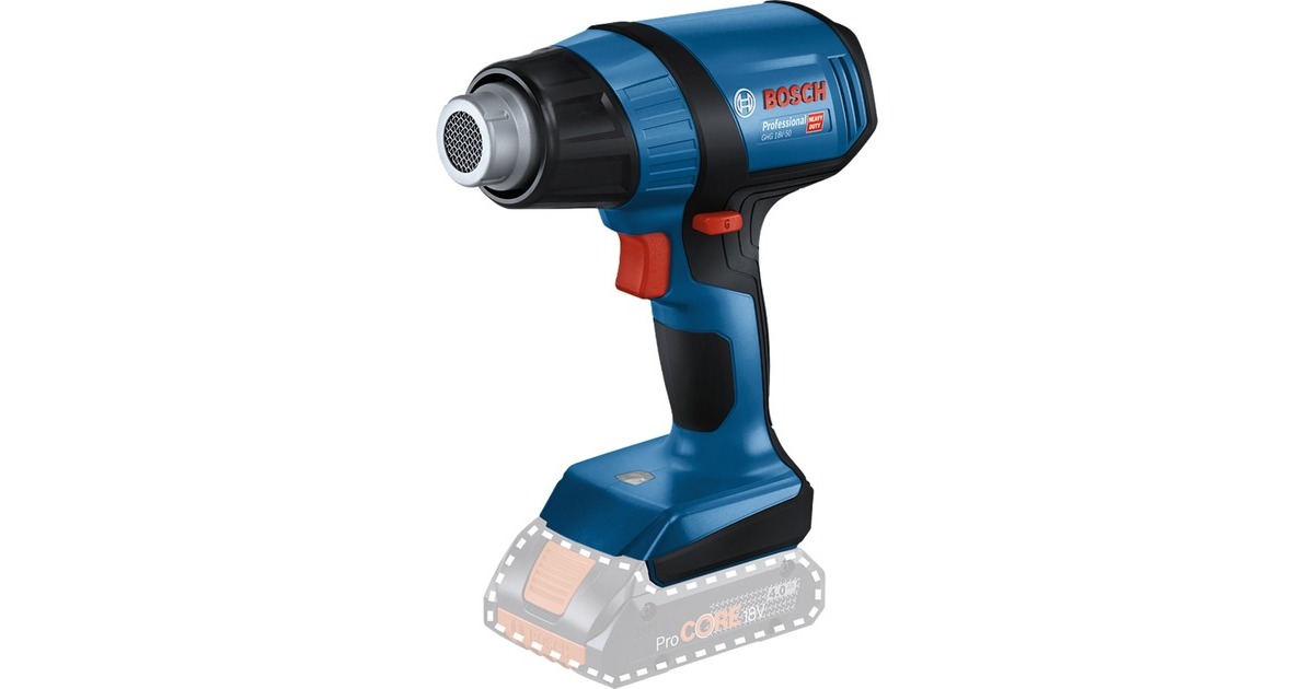 Bosch Akku-Heißluftgebläse GHG 18V-50 Professional solo, 18Volt(blau/schwarz, ohne Akku und Ladegerät)
