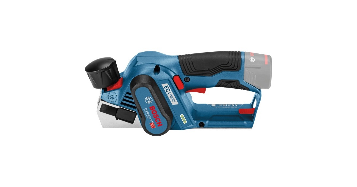 Bosch Akku-Hobel GHO 12V-20 Professional solo, Elektrohobel(blau/schwarz, ohne Akku und Ladegerät)