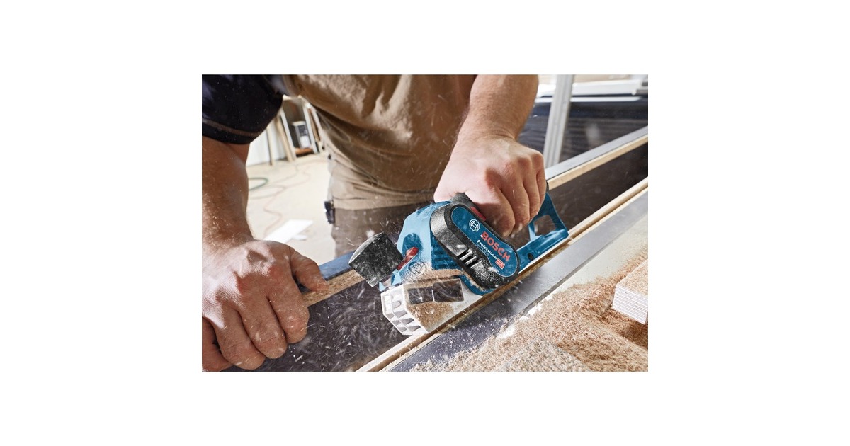 Bosch Akku-Hobel GHO 12V-20 Professional solo, Elektrohobel(blau/schwarz, ohne Akku und Ladegerät)