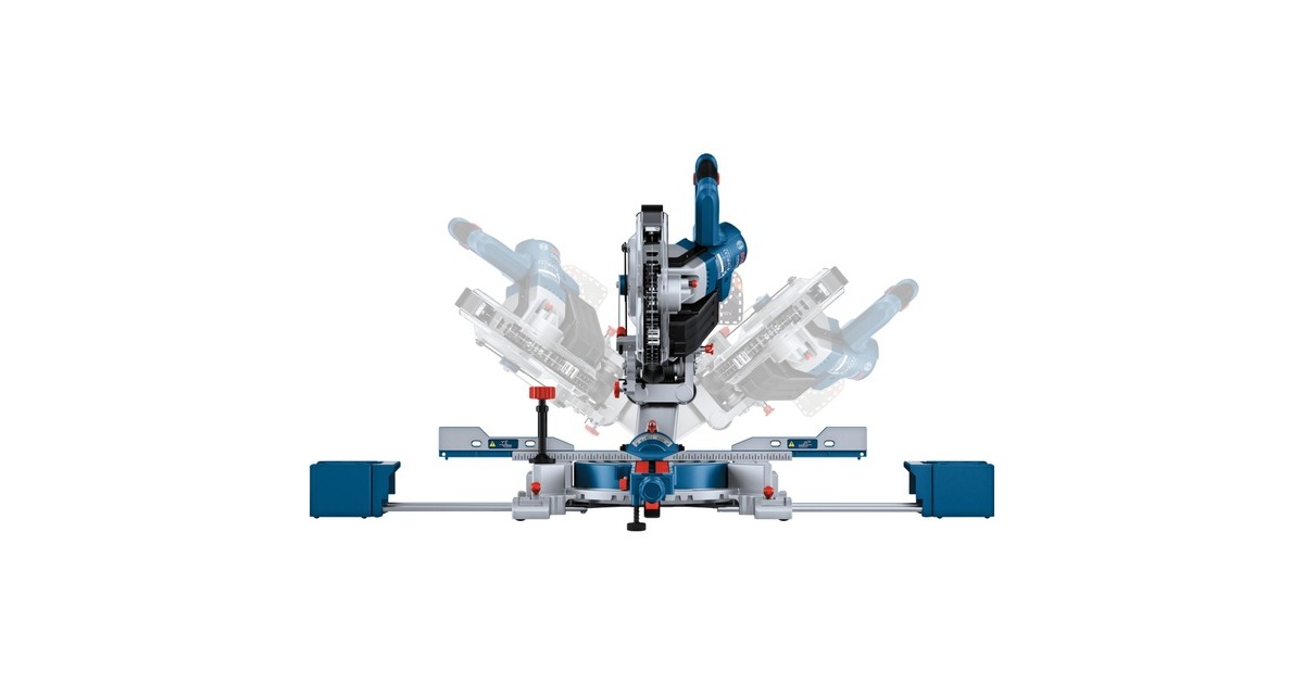 Bosch Akku-Kapp- und Gehrungssäge BITURBO GCM 18V-254 D Professional solo, Kapp-und Gehrungssäge(blau, ohne Akku und Ladegerät)