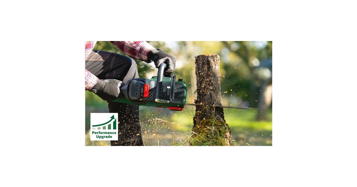 Bosch Akku-Kettensäge AdvancedChain 36V 35-40 Solo, 36Volt, Elektro-Kettensäge(grün/schwarz, ohne Akku und Ladegerät, POWER FOR ALL)