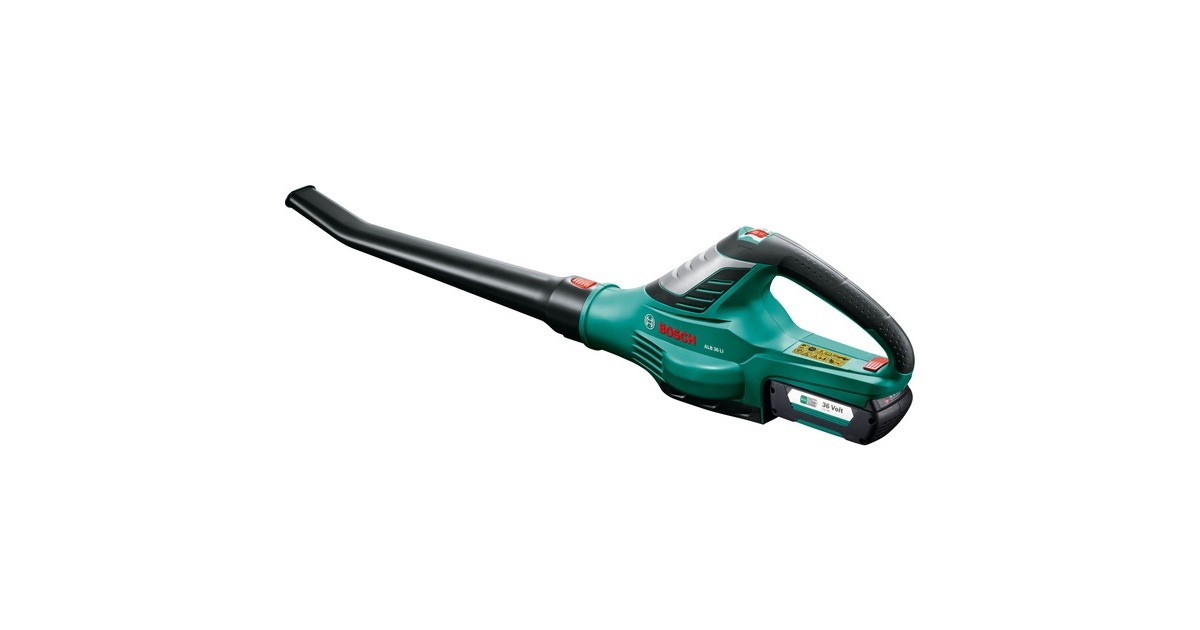 Bosch Akku-Laubbläser ALB 36 LI, 36Volt, Laubgebläse(grün/schwarz, Li-Ionen Akku 2,0Ah)