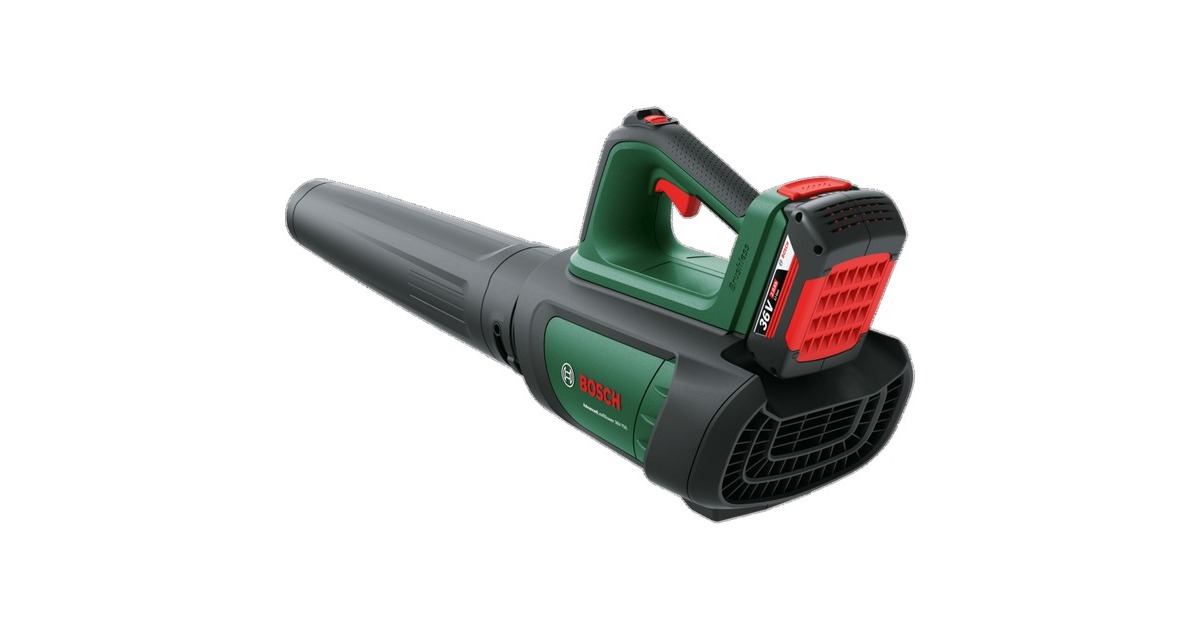Bosch Akku-Laubbläser Advanced LeafBlower 36V-750, Laubgebläse(grün/schwarz, Li-Ionen Akku 2,0Ah, POWER FOR ALL)